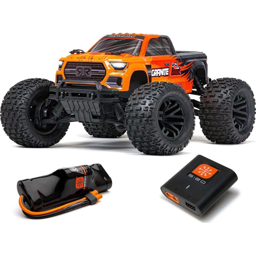 Arrma  Monster Truck Granite 4x2 Boost Mega, Orange RTR, 1:10 