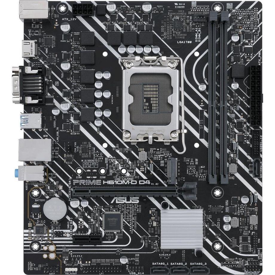 ASUS  PRIME H610M-D D4 Intel H610 LGA 1700 micro ATX 