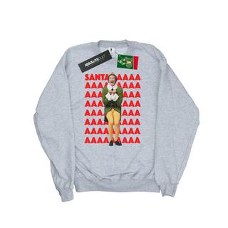 Elf  Buddy Santa Scream Sweatshirt 