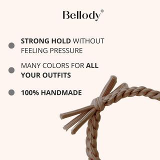 Bellody  Geflochtene Haargummis 4er Set 