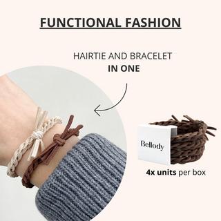 Bellody  Geflochtene Haargummis 4er Set 
