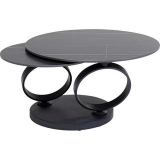 KARE Design Table basse Beverly noir 133x80  