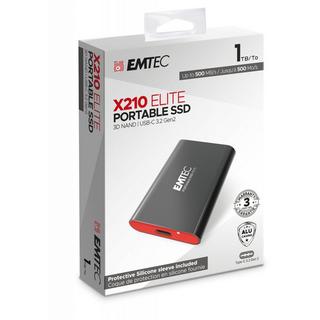 EMTEC  X210 Elite 1 TB Schwarz 