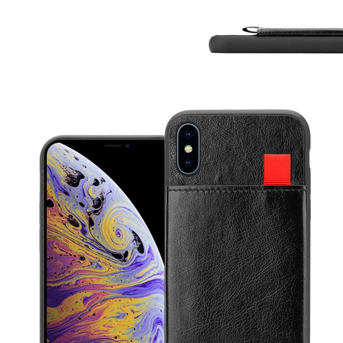 Cadorabo  Hülle für Apple iPhone XS MAX TPU Silikon Kunstlederüberzug 