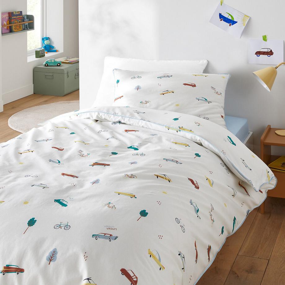 La Redoute Intérieurs Emiliano Parure de Lit Imprimé Voitures  