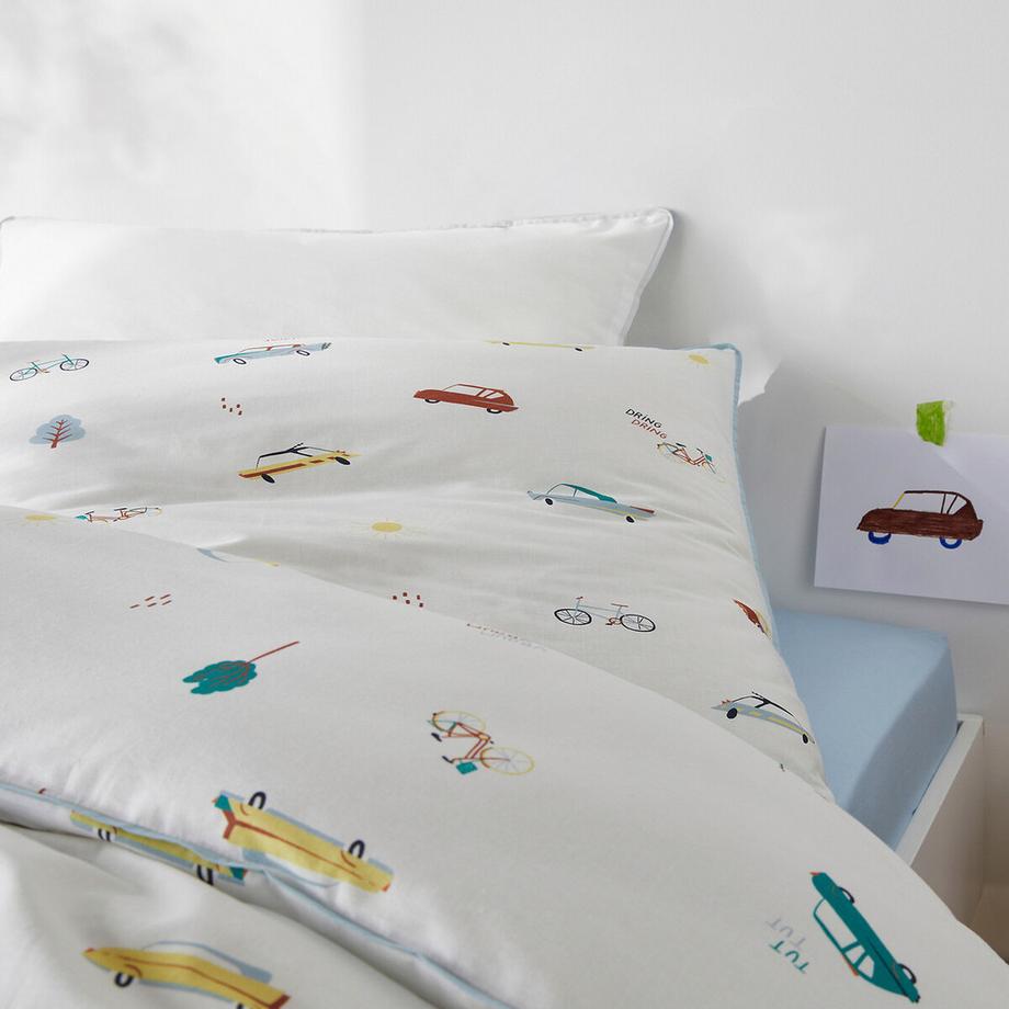 La Redoute Intérieurs Emiliano Parure de Lit Imprimé Voitures  