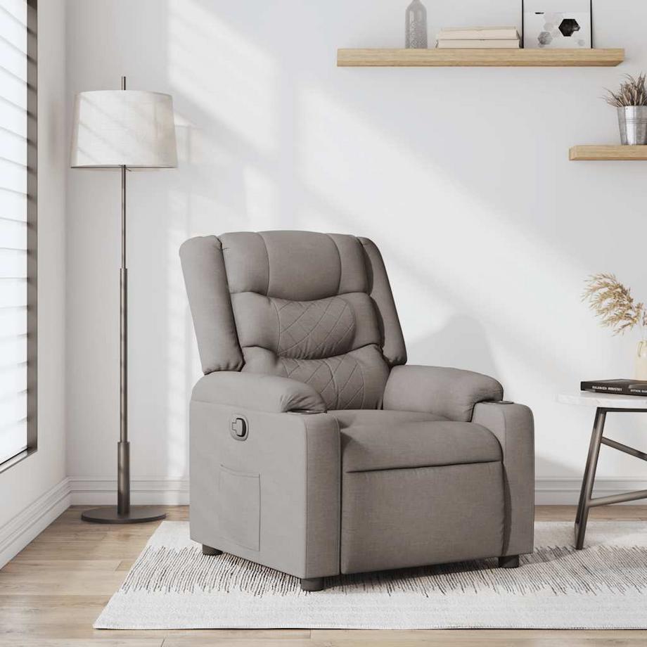 VidaXL Fauteuil inclinable tissu  