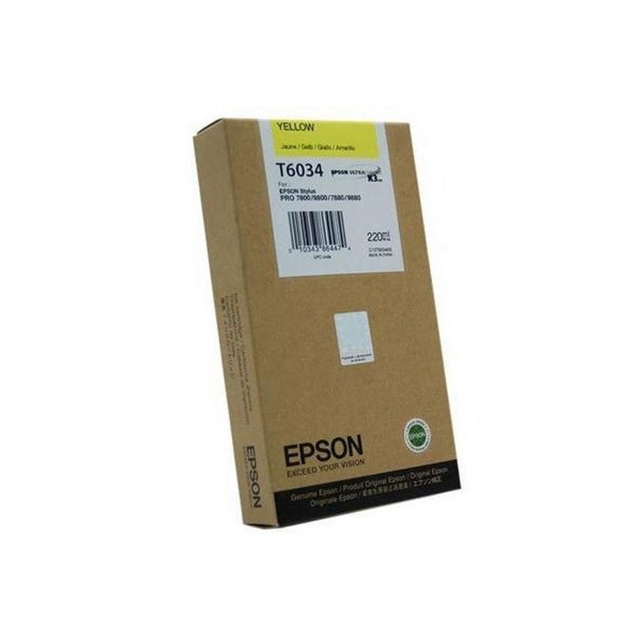 EPSON Tintenpatrone yellow T612400 Stylus Pro 7450/9450 220ml