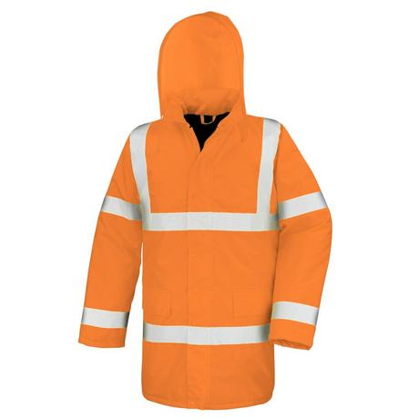 Result Core High Viz Motorway Manteau Imperméable et Coupe-Vent 2 Pièces  