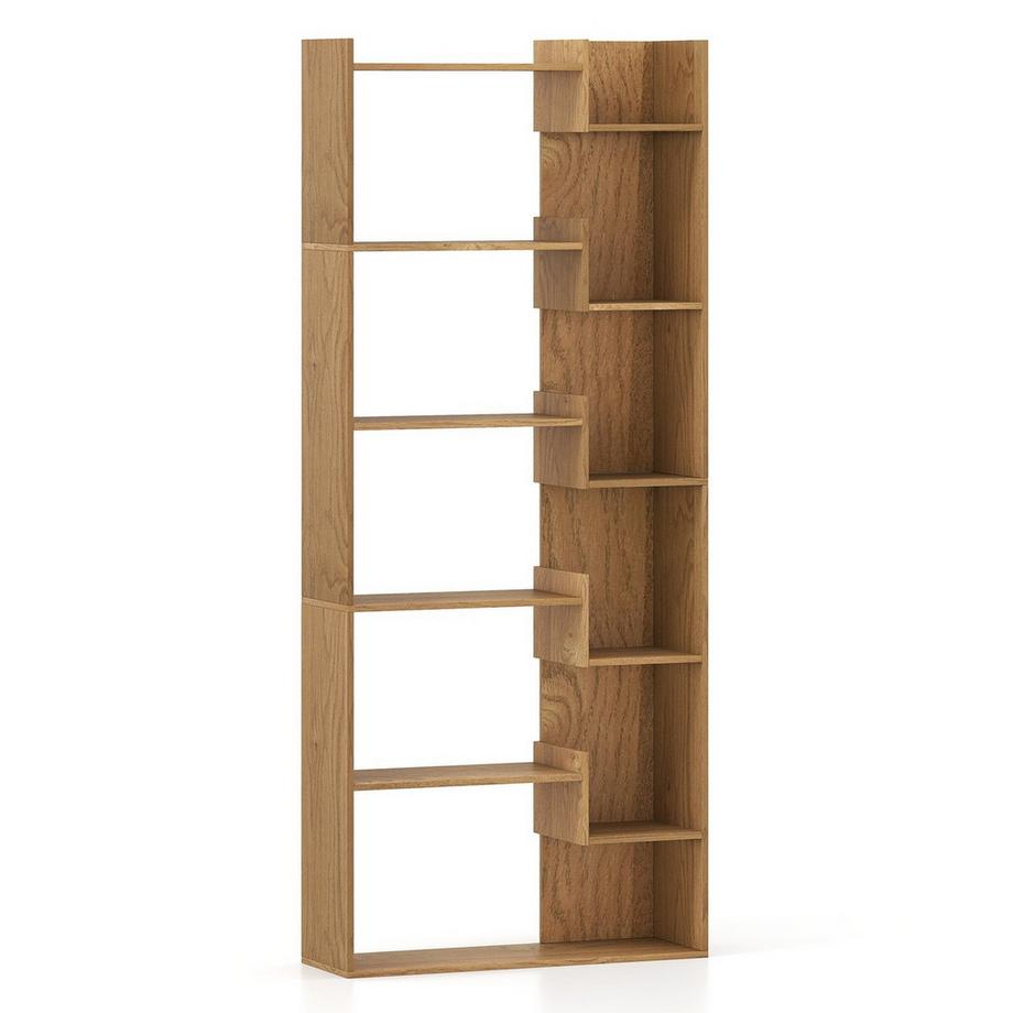 6-stöckiges Bücherregal mit 11 Regalböden