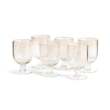 La Redoute Intérieurs  Lot de 6 verres à pieds bullé 