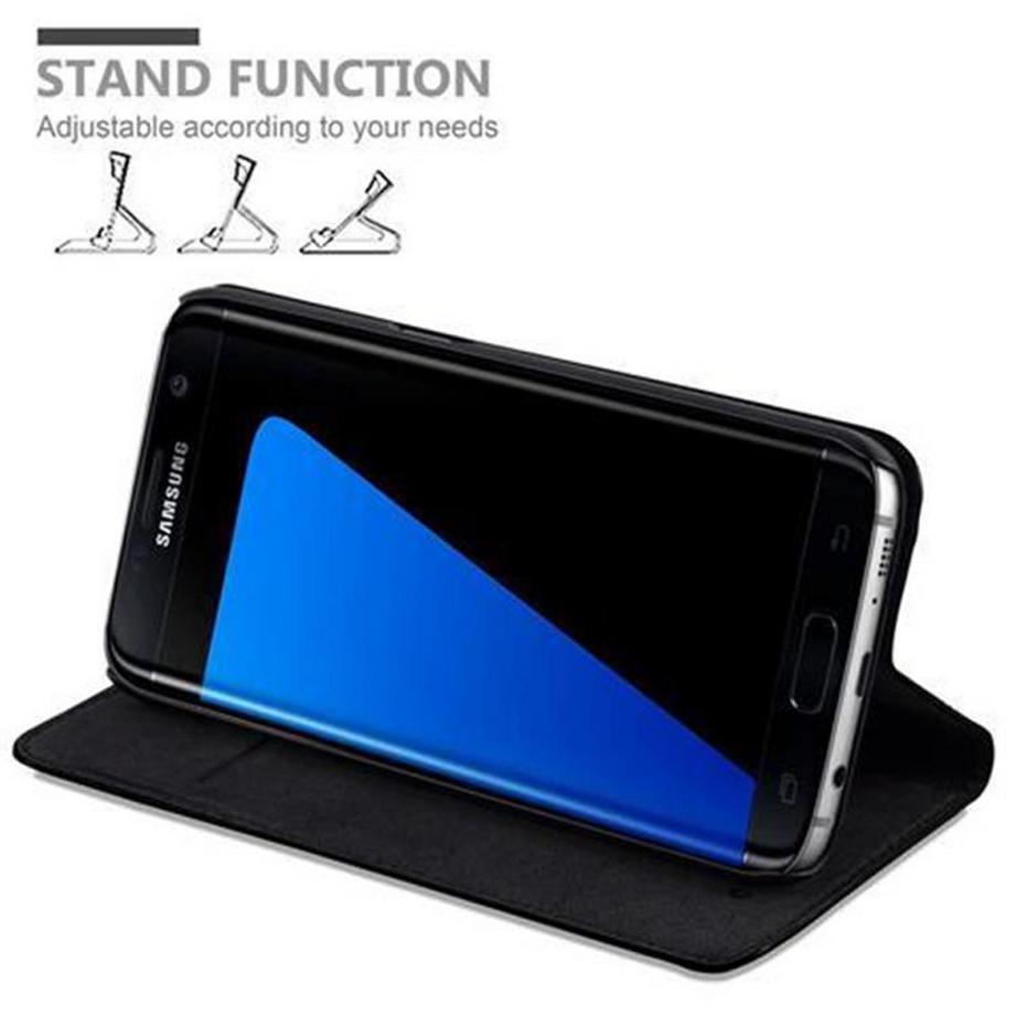 Cadorabo  Hülle für Samsung Galaxy S7 EDGE Magnetverschluss, Kartenfach 