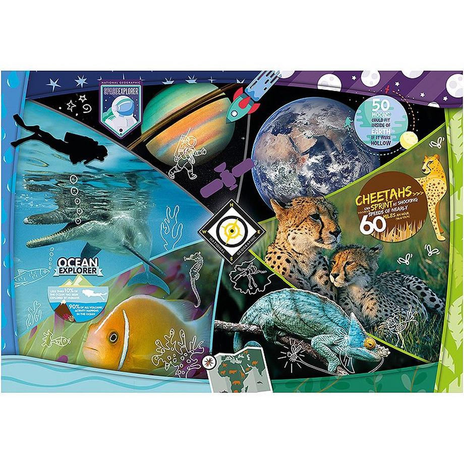 Clementoni  Puzzle Explorers in Training (104Teile) 