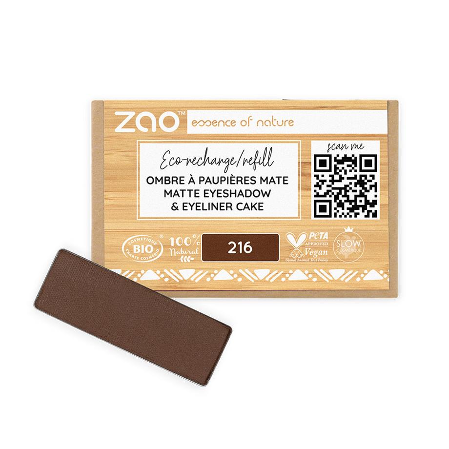 Recharge Ombre à paupières rectangle Mate - Certifiée bio et vegan