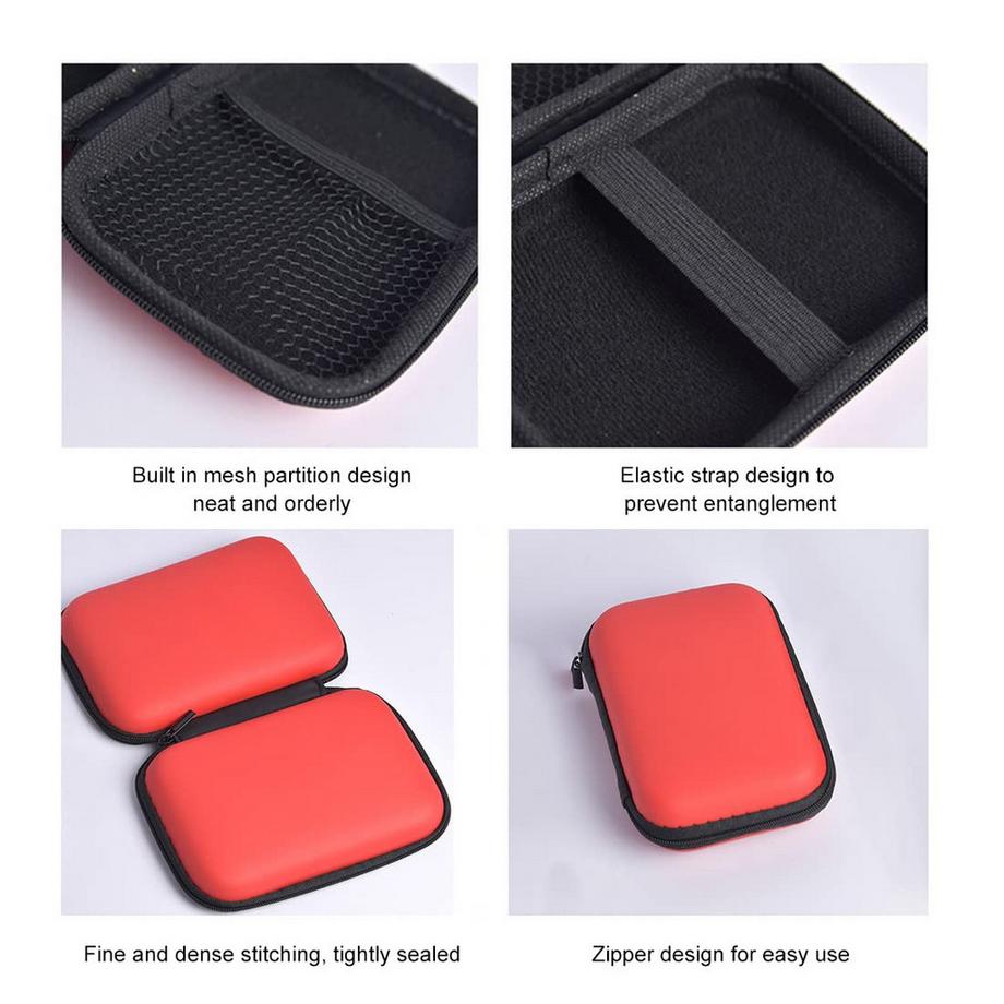 Only-bags.store  Hard Disk Case HDD Case für Festplatten und SSD, robuste und stoßfeste Schutzhülle für tragbare/extreme tragbare SSD 