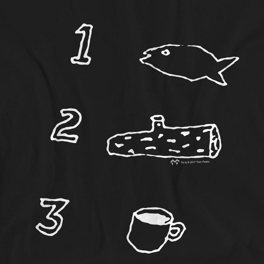Twin Peaks Coffee Log Fish T-Shirt  