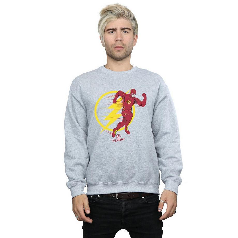 DC COMICS The Flash Running Logo Sweatshirt  