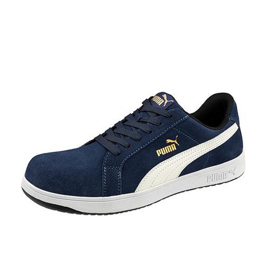 PUMA Safety Iconic Suede S1PL Sicherheitsschuh navy  