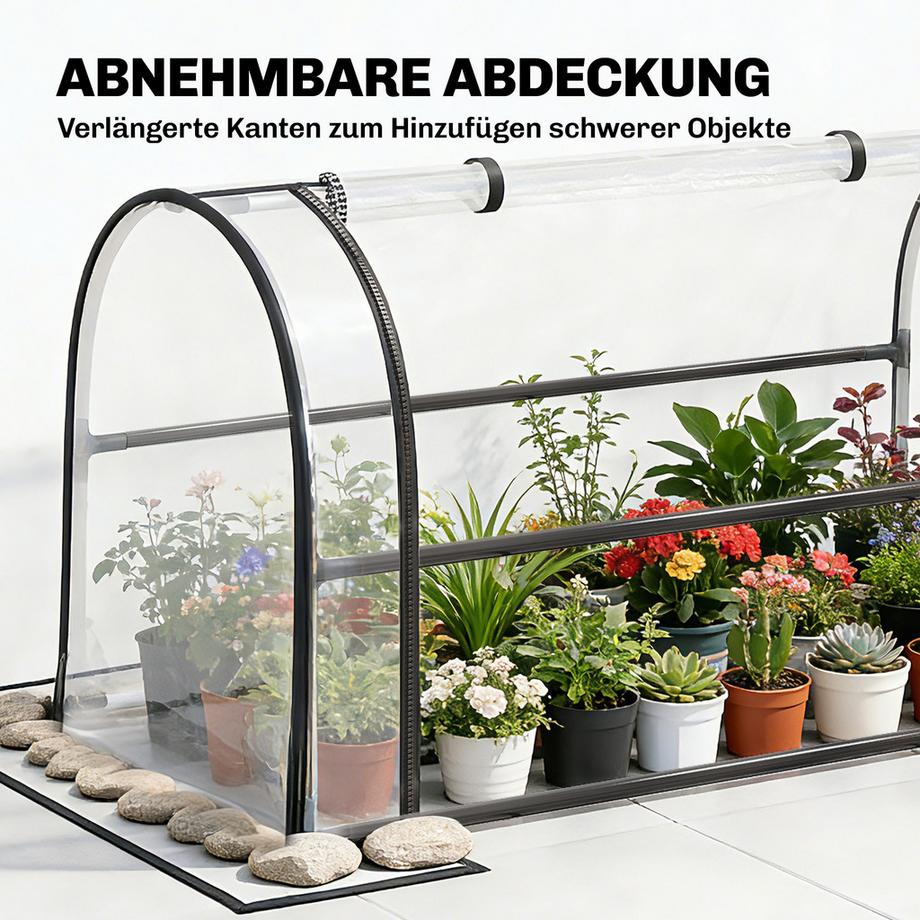 Outsunny Hochbeet mit Gewächshaus  