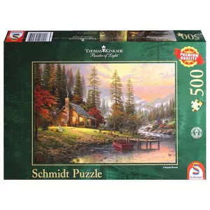 Puzzle Haus in den Bergen (500Teile)