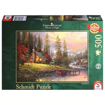 Puzzle Schmidt Spiele Haus in den Bergen 500 Teile