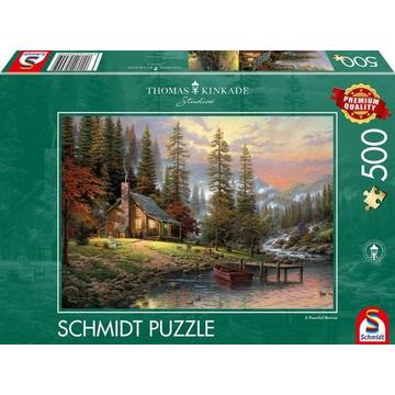 Puzzle Schmidt Spiele Haus in den Bergen 500 Teile