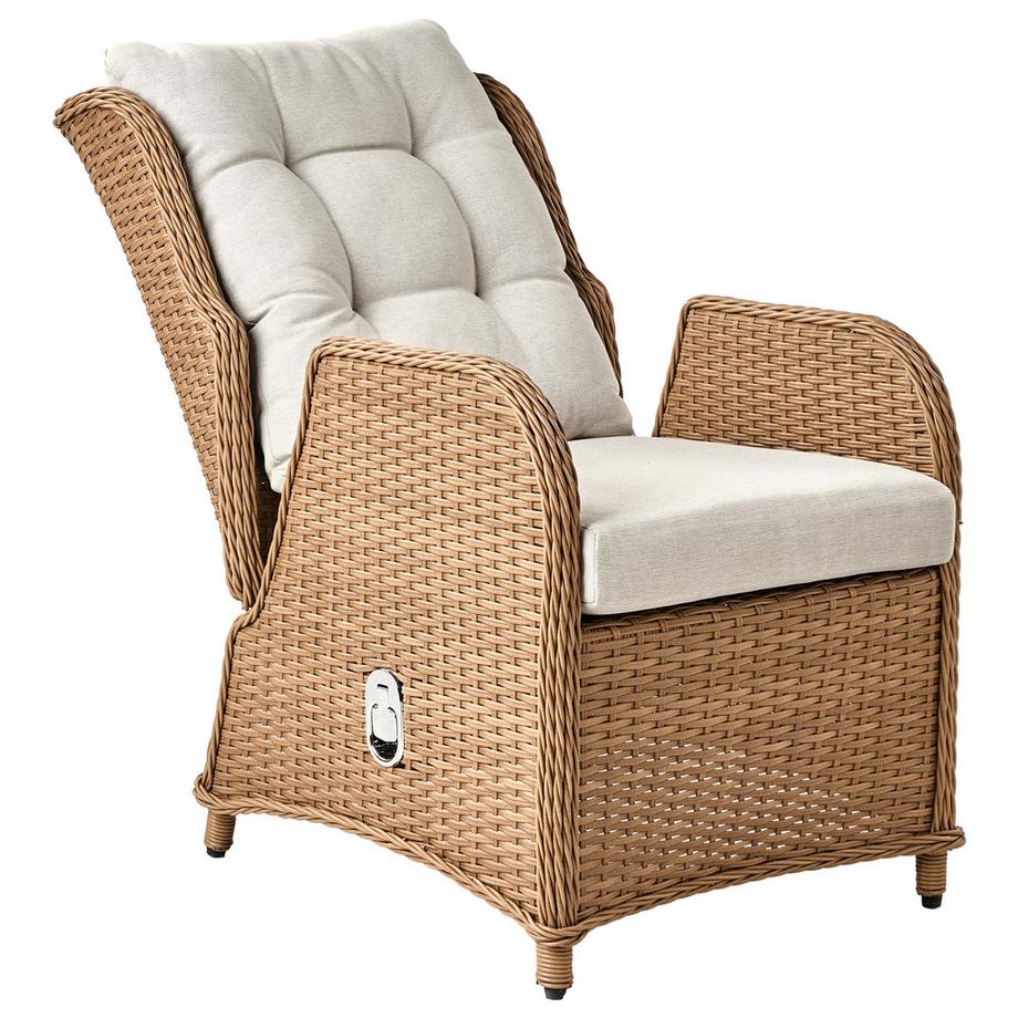 Beliani Lounge Set aus PE Rattan Boho PONZA  