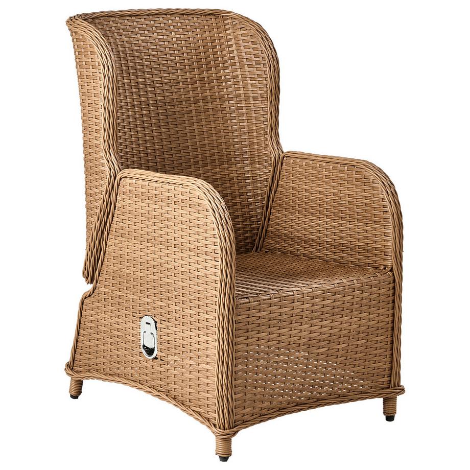 Beliani Lounge Set aus PE Rattan Boho PONZA  
