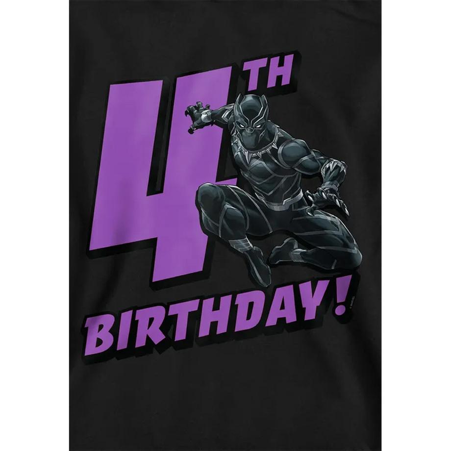 Black Panther  Sweat À Capuche 4ème Anniversaire 