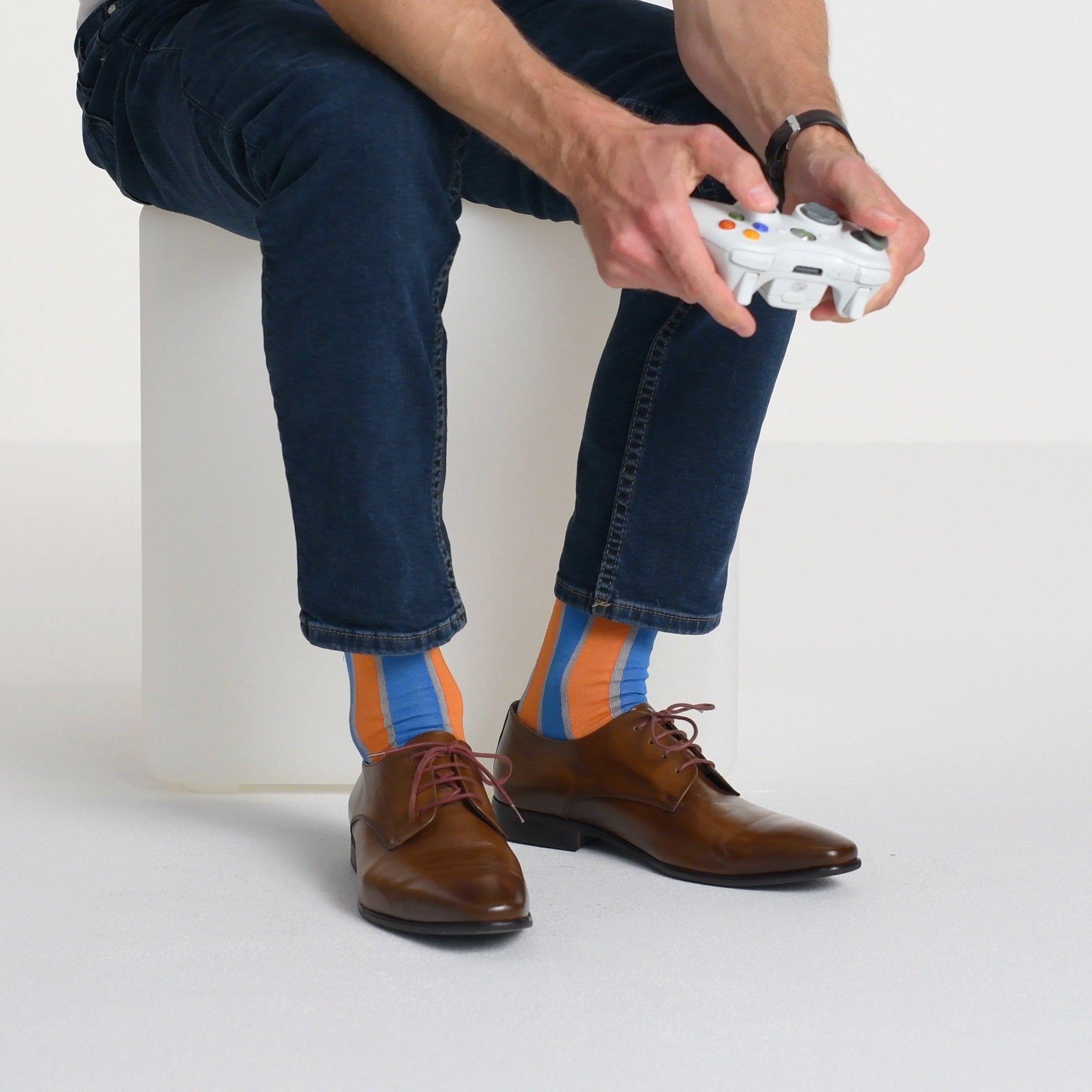 Blacksocks  Funky EIGHTY-TWO: le feu et la glace (1 paire) 