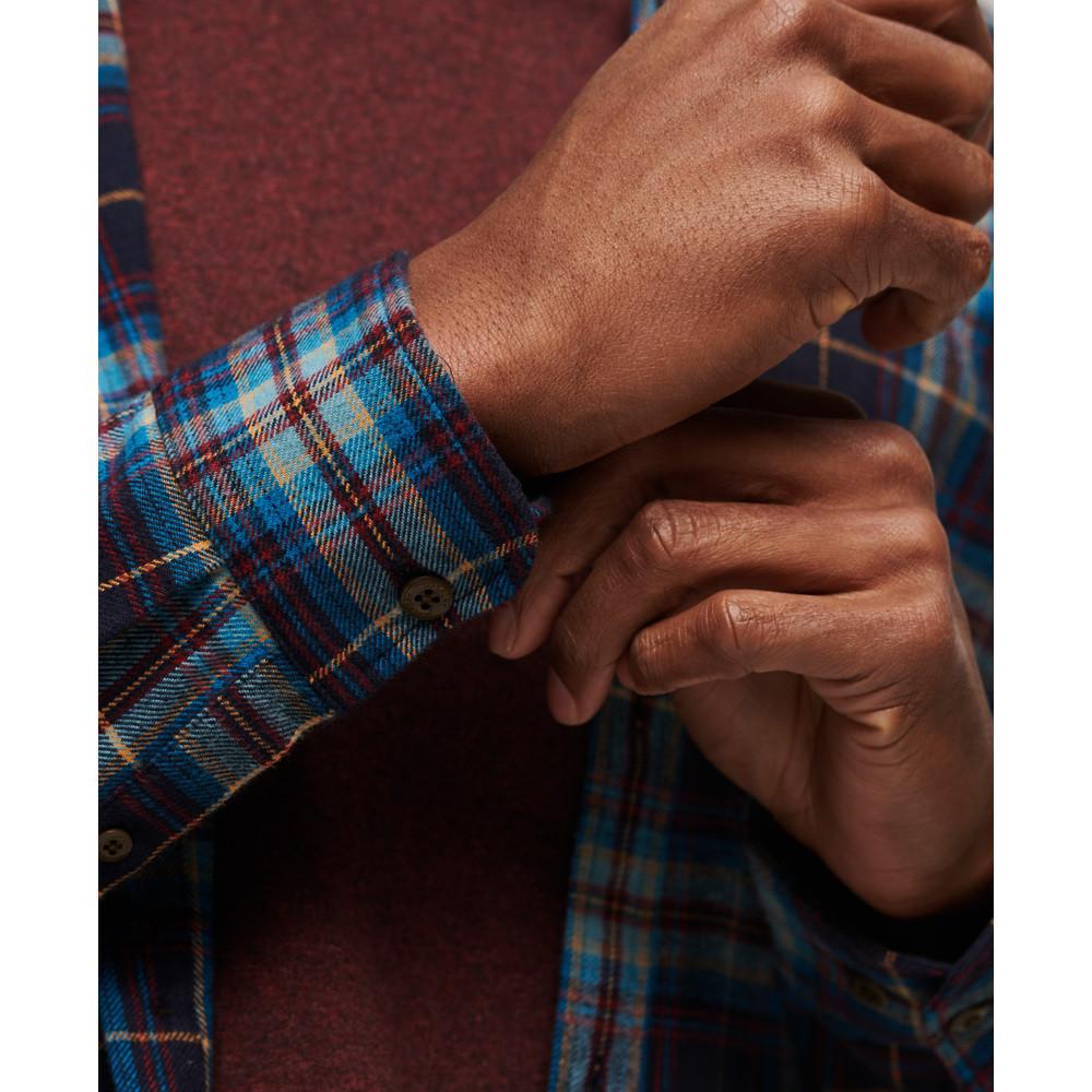 Superdry Langarm Bio-Baumwoll Holzfällerhemd  