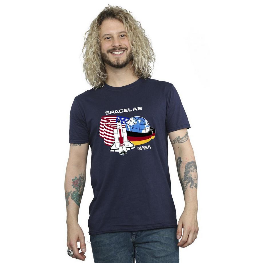Nasa Space Lab Bedrucktes T-Shirt  