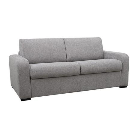 Vente-unique Schlafsofa mit Matratze 3Sitzer Stoff Matratze BEVIS  