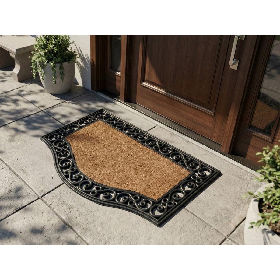 Beliani Paillasson en Fibre de coco Traditionnel PULAG  