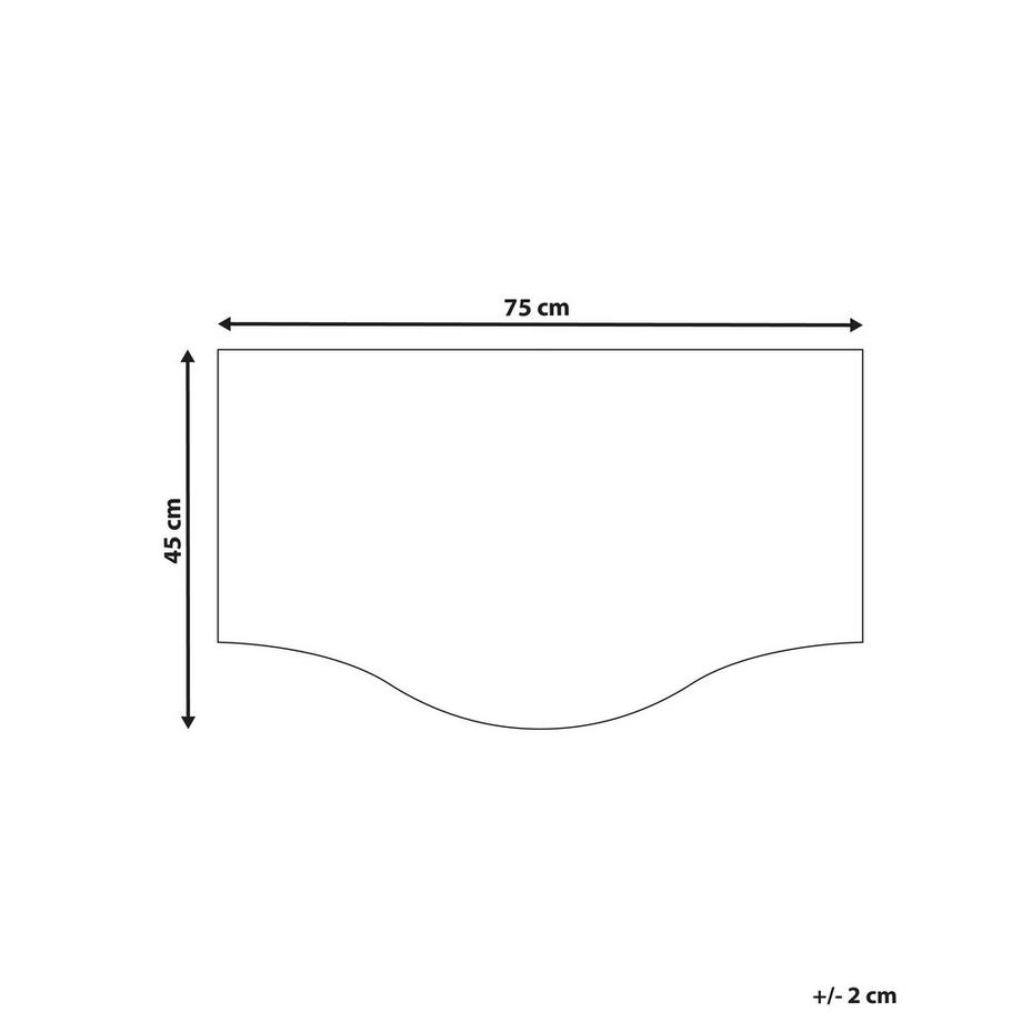 Beliani Paillasson en Fibre de coco Traditionnel PULAG  