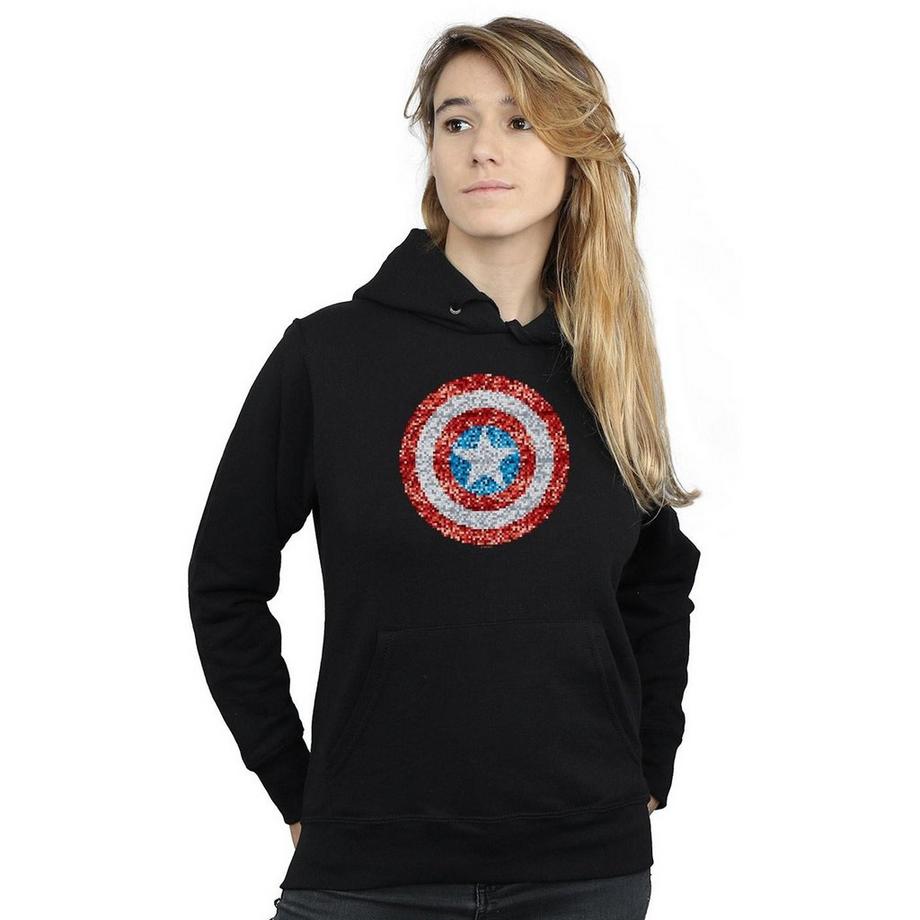 MARVEL Captain America Pailletten Hoodie  