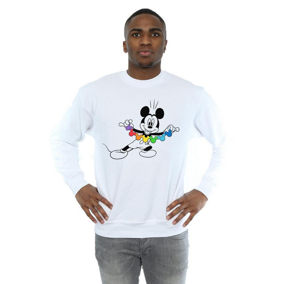 Disney Mickey Mouse Regenbogenperlen Sweatshirt  