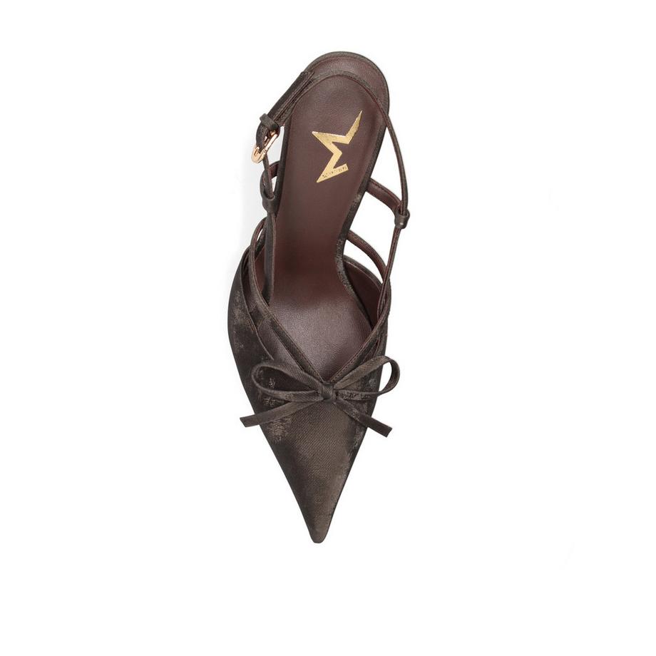 Marc Ellis Spitz zulaufender Slingback Absatzschuh  