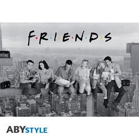 Abystyle Poster - Rolled and shrink-wrapped - Friends - Perched above New York  