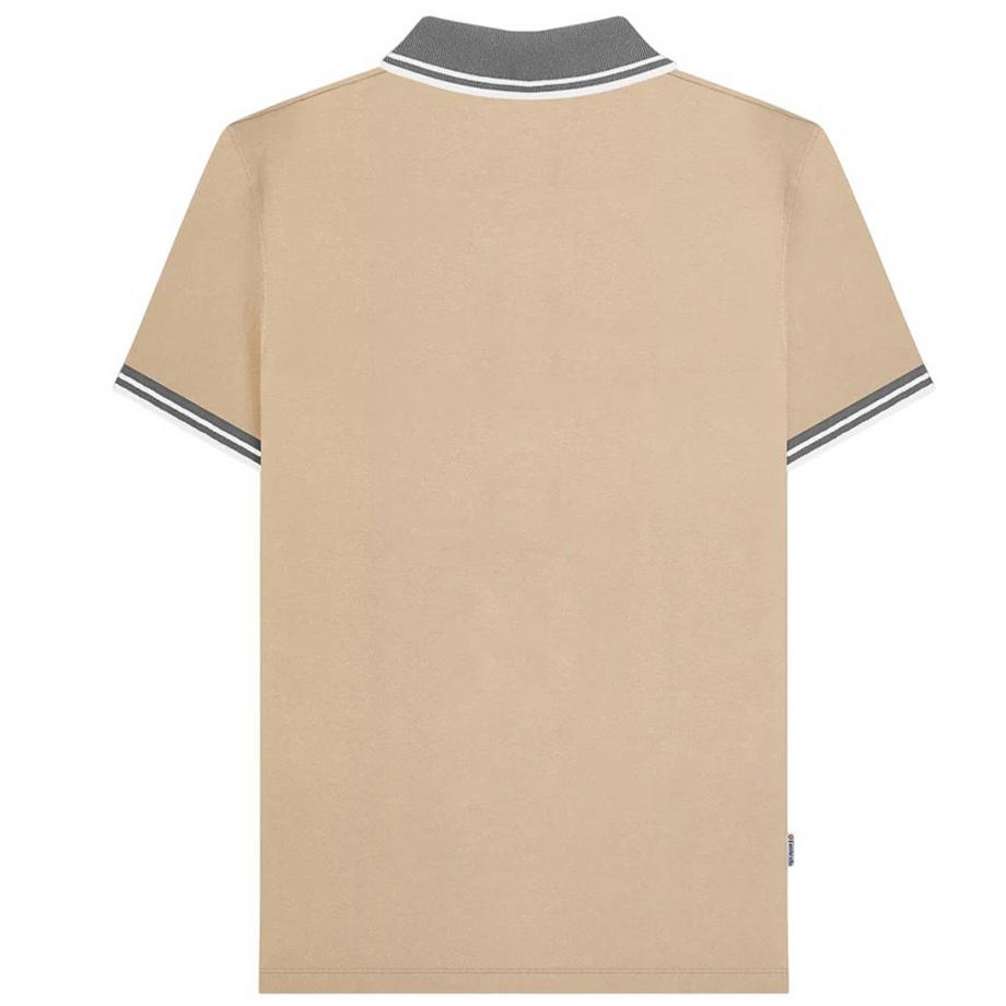 Lambretta  Polo Motiftyle Rayure Contrastée Sur Bord 