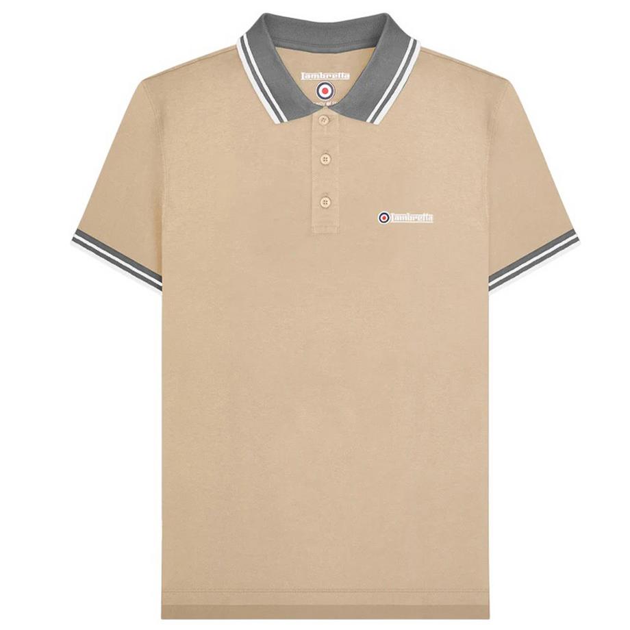 Polo Motiftyle Rayure Contrastée Sur Bord