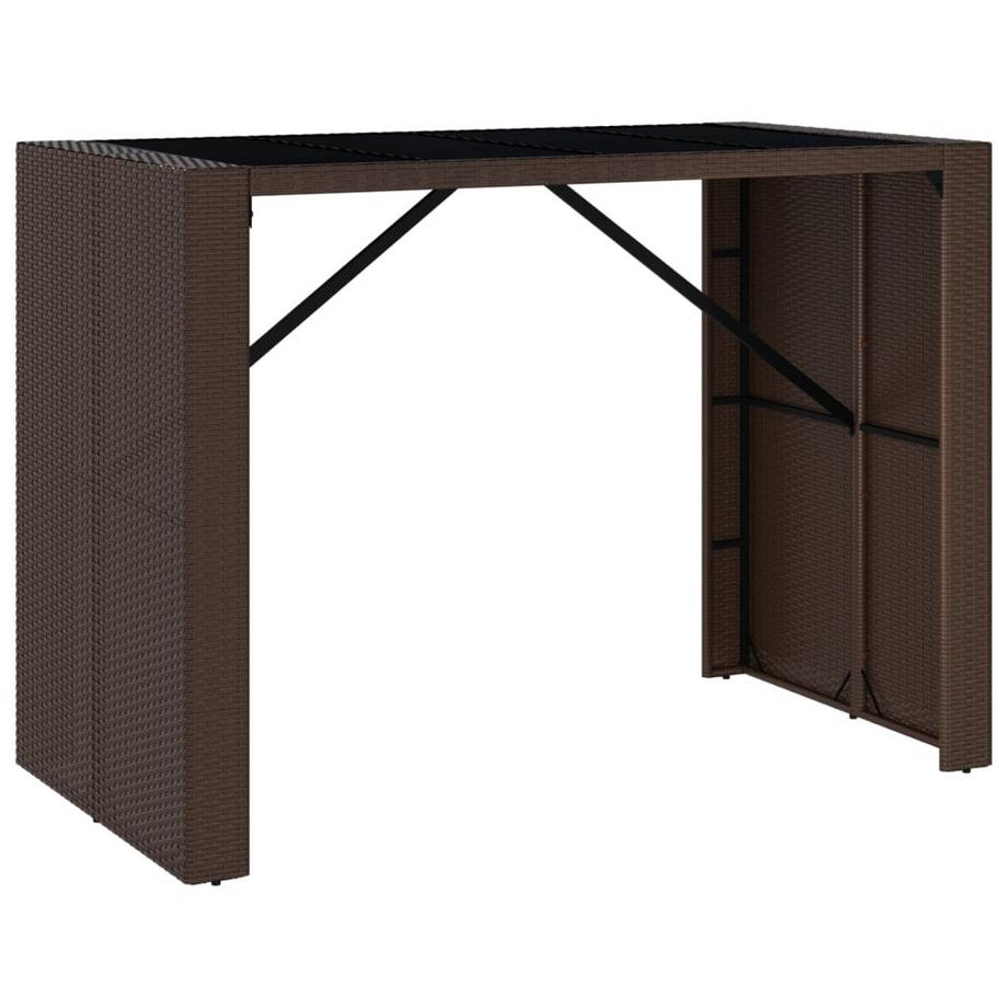 VidaXL Gartenbar set poly-rattan  