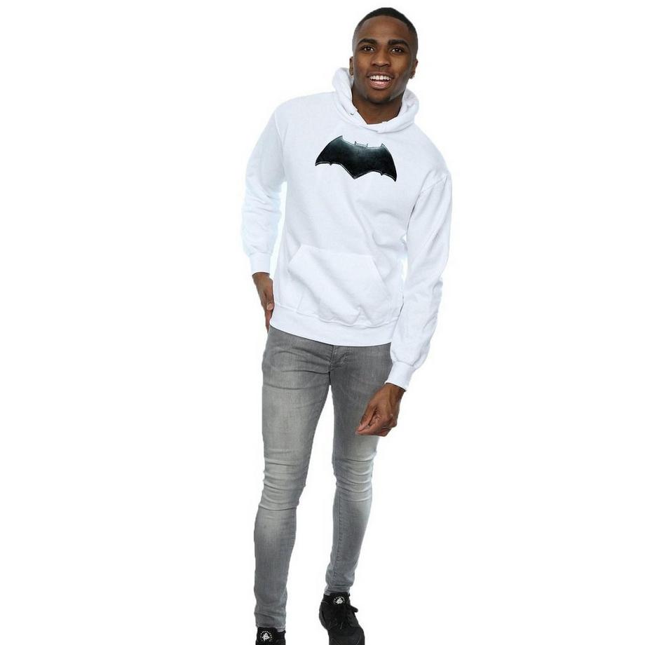 DC COMICS Justice League Batman Logo Felpa con Cappuccio  