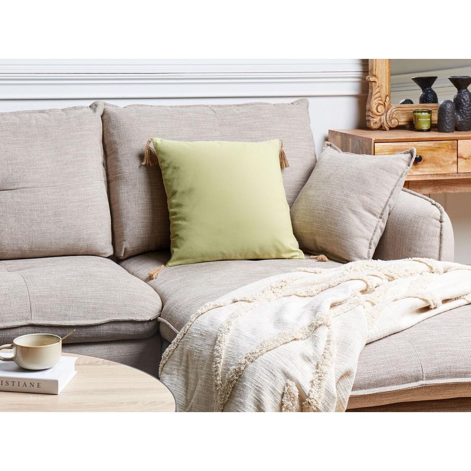 Beliani Dekokissen aus Polyester Modern CHMISTAR  