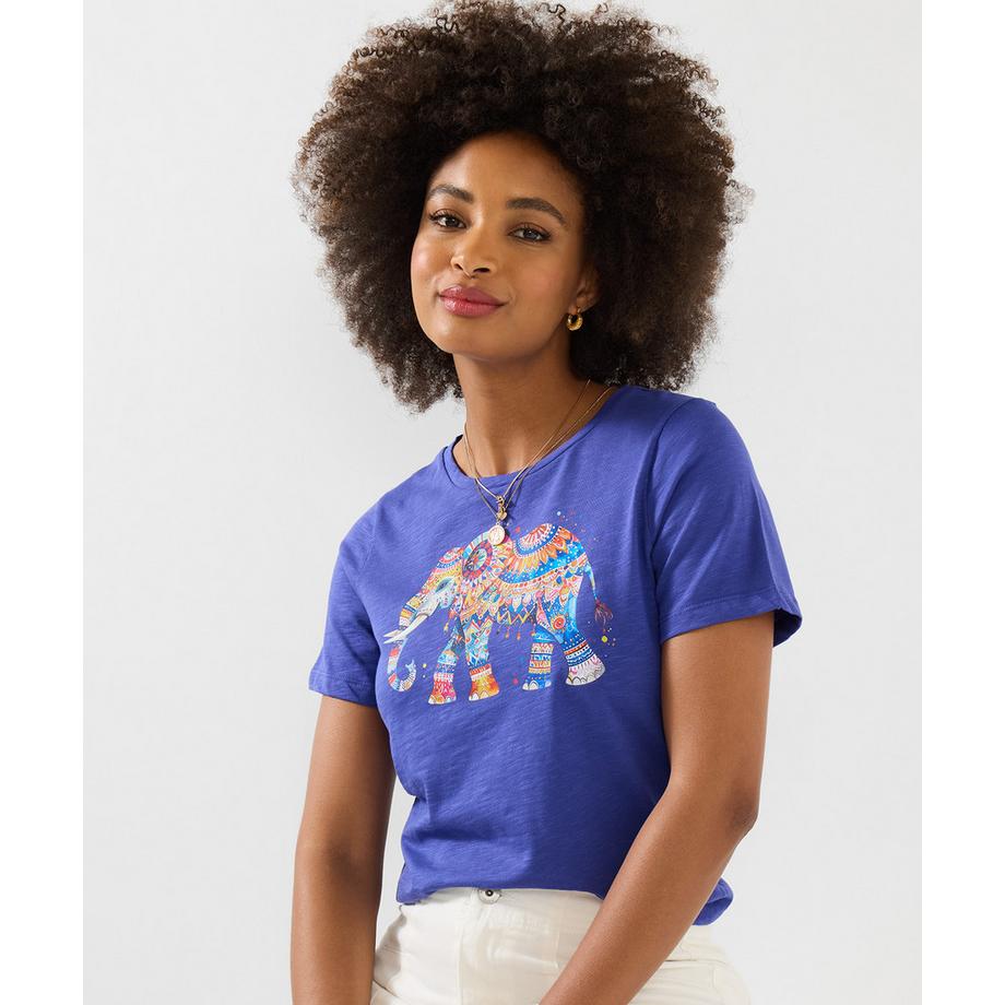 Joe Browns T-Shirt mit Elefantenmotiv  