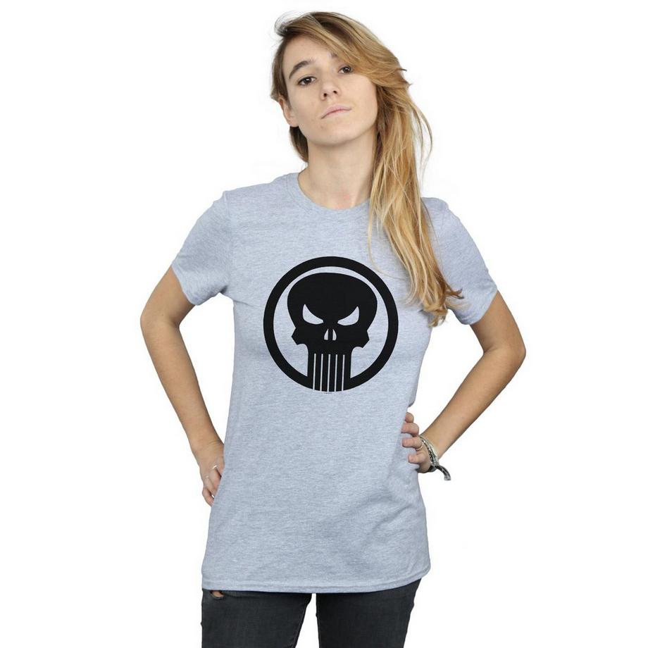 MARVEL The Punisher Skull Circle T-Shirt  