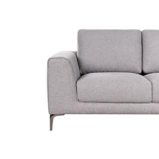 Beliani Canapé 2 places en Tissu Minimaliste REINEN  