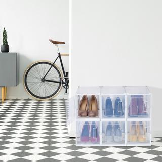 Northix Scatole per scarpe con tacco alto, set da 6  