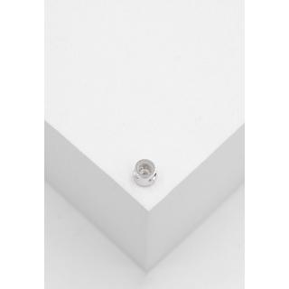 MUAU Schmuck  Solitär Anhänger Zargenfassung Weissgold 750 Diamant 0.33ct. 6.5x6.5mm 