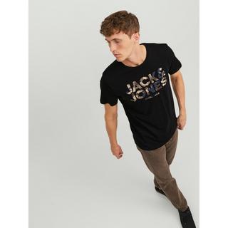 JACK & JONES T-Shirt Camouflage Logo Print  